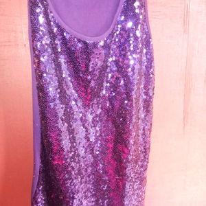 💜Plum Sequin Tank💜